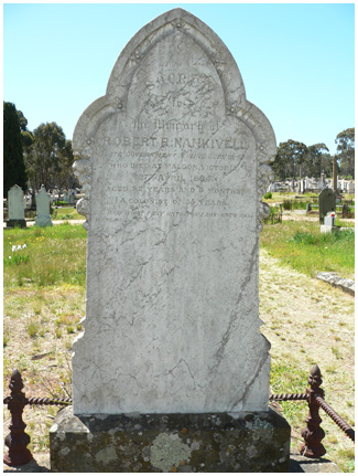 Grave of RR Nankivell (my GGGGFather) & family members