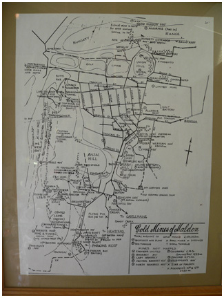 Old mining map - click for larger picture