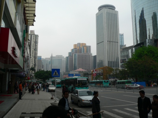 Downtown Shenzhen, China