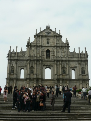 The 400 odd y/o Facade of Mater Dei, Macau