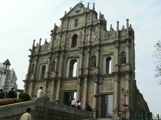 The 400 odd y/o Facade of Mater Dei, Macau again